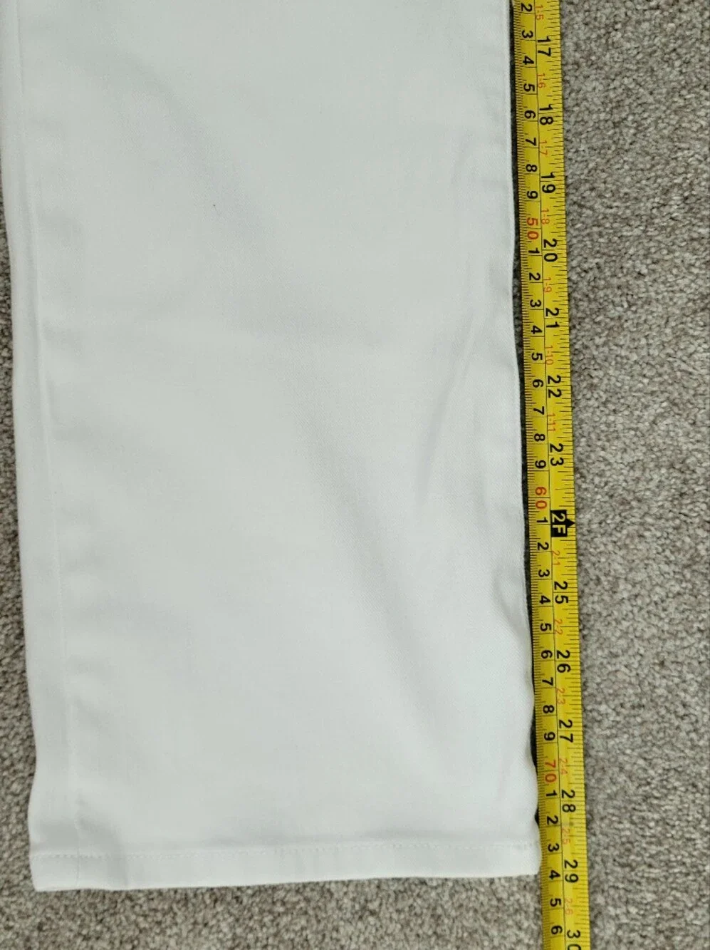 LAUREN Ralph Lauren White Modern Straight Jeans Size 14